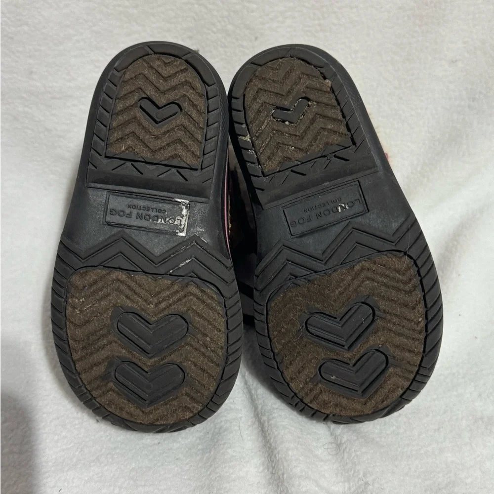 London Fog Baby Girls Tiana Cold Weather Lace Up Boots size 5 - Picture 11 of 11